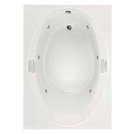 Hydrosystems Studio 60" Drop In Acrylic Whirlpool Tub with Reversible Drain, and Overflow White