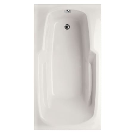 Hydrosystems Studio 72" Drop In Acrylic Soaking Tub with Reversible Drain, and Overflow White