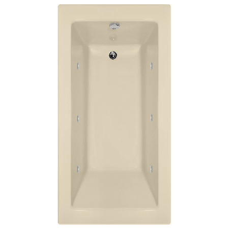 Hydrosystems Sydney 60" Three Wall Alcove Acrylic Whirlpool Tub with Left Drain, Drain Assembly, and Overflow White