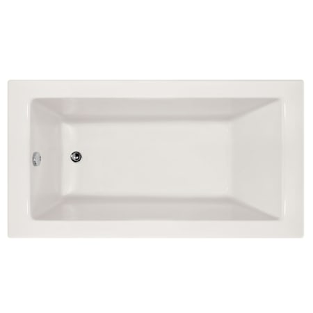Hydrosystems Sydney 60" Three Wall Alcove Acrylic Air Tub with Left Drain, Drain Assembly, and Overflow White