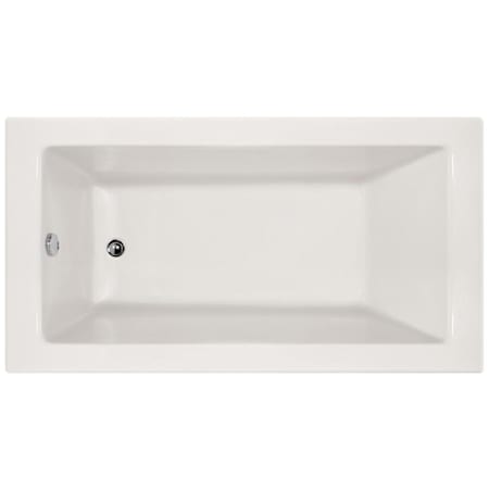 Hydrosystems Sydney Three Wall Alcove Acrylic Soaking Tub with Left Drain White