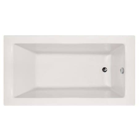 Hydrosystems Sydney 72" Three Wall Alcove Acrylic Air Tub with Right Drain, Drain Assembly, and Overflow White