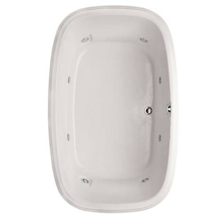 Hydrosystems Sylvia 66" Drop In Acrylic Whirlpool Tub with Center Drain, Drain Assembly, and Overflow White