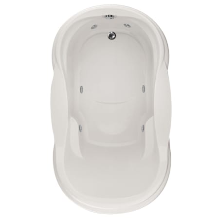 Hydrosystems Vanessa 72" Drop In Acrylic Whirlpool Tub with Reversible Drain, Drain Assembly, and Overflow White
