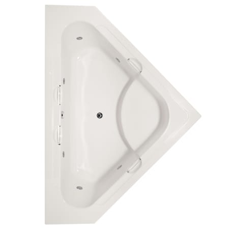 Hydrosystems Whitney 62" Drop In Acrylic Air / Whirlpool Tub with Center Drain, Drain Assembly, and Overflow White
