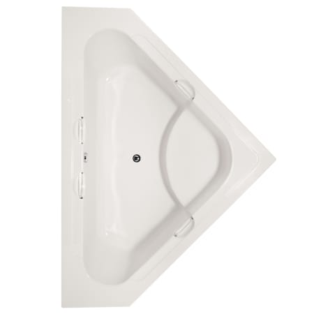 Hydrosystems Whitney 62" Drop In Acrylic Soaking Tub with Center Drain, Drain Assembly, and Overflow White