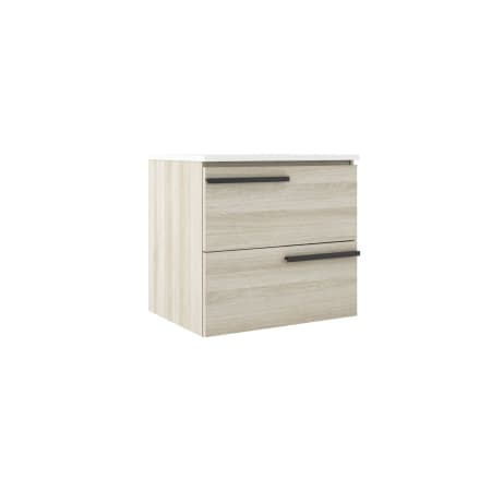 ICO Bath Accent 24" Wide Single Basin Vanity Set with Cabinet, Stone Composite Vanity Sink Top, Frameless Mirror, and Decorative Legs