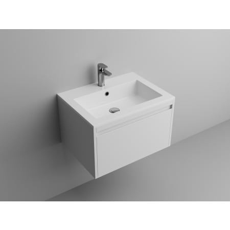 ICO Bath Calma 24" Stone Composite Vanity Top Gloss White