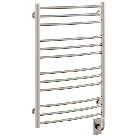 ICO Bath Tuzio Laveno 19-1/2"W x 31"H 120 V Plug-In Steel Towel Warmer Brushed Nickel