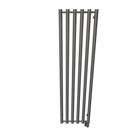 ICO Bath Tuzio Rosendal 16-1/2"W x 59"H 120 V Plug-In Steel Towel Warmer Brushed Nickel