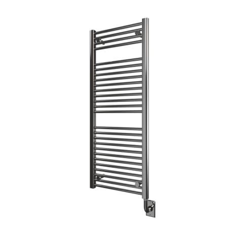 ICO Bath Tuzio Savoy 19"W x 47-1/2"H Hydronic Steel Towel Warmer Chrome