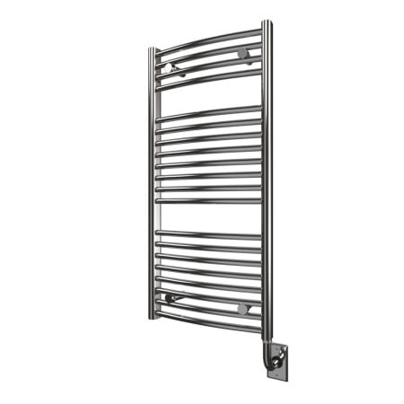 ICO Bath Tuzio Blenheim 17-1/2" W x 37" H Hydronic Steel Towel Warmer - Valve Set and Installation Kit Not Included Chrome