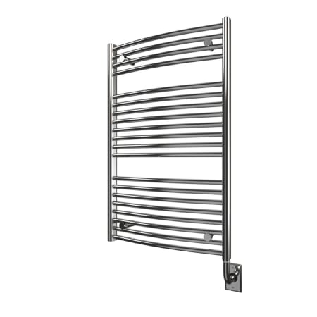 ICO Bath Tuzio Blenheim 23-1/2" W x 37" H Hydronic Steel Towel Warmer - Valve Set and Installation Kit Not Included Chrome