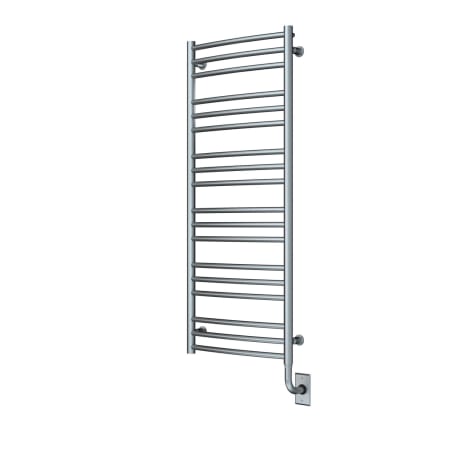 ICO Bath Tuzio Laveno 19-1/2"W x 47-1/2"H Hydronic Steel Towel Warmer Brushed Nickel