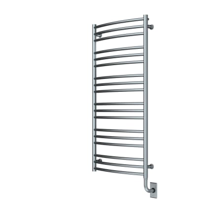 ICO Bath Tuzio Laveno 23-1/2"W x 47-1/2"H Hydronic Steel Towel Warmer Brushed Nickel