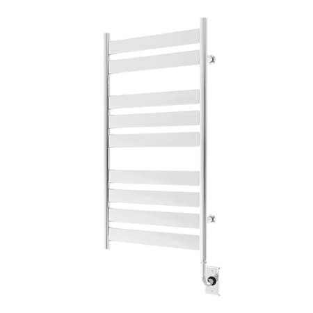 ICO Bath Tuzio Romano 23-1/2"W x 37"H 120 V Hydronic Stainless Steel Towel Warmer Chrome