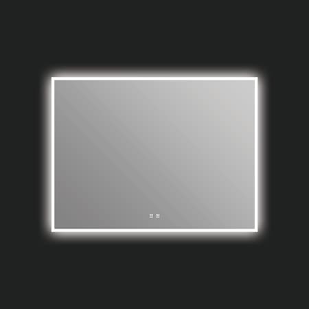 ICO Bath Camden 48" W x 36" H Modern Rectangular Aluminum Frameless Bathroom Wall Mirror with Light N/A