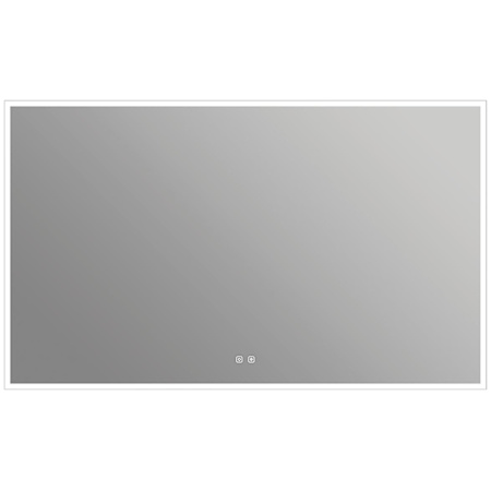 ICO Bath Camden 60" W x 36" H Modern Rectangular Aluminum Frameless Bathroom Wall Mirror with Light N/A