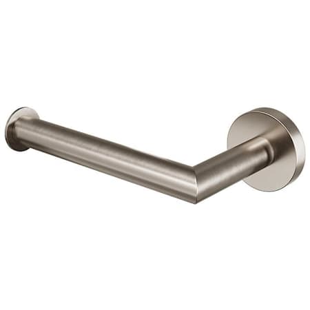 ICO Bath Volkano Summit Wall Mounted Euro Toilet Paper Holder Brushed Nickel