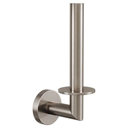 ICO Bath Summit Wall Mounted Euro Toilet Paper Holder Brushed Nickel