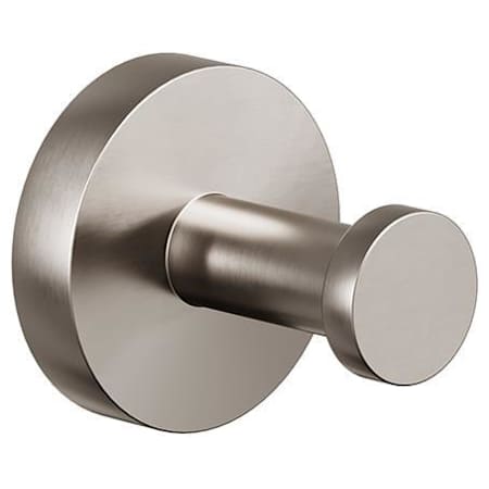 ICO Bath Volkano Summit Single Robe Hook Brushed Nickel