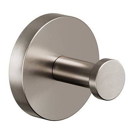ICO Bath Lava Single Robe Hook Brushed Nickel