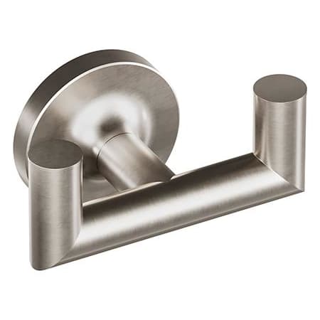 ICO Bath Glow Double Robe Hook Brushed Nickel