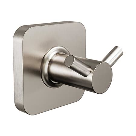 ICO Bath Vapor Double Robe Hook Brushed Nickel