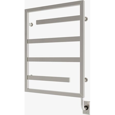 ICO Bath Tuzio Vasto 23-1/2"W x 31"H 120 V Hardwired Steel Towel Warmer Brushed Nickel