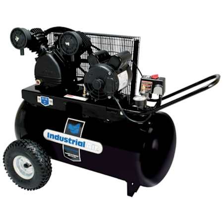Industrial Air 1.6 HP 20 Gal 135 Max PSI Single-Stage Portable Electric (120, 240 Volt) Reciprocating Air Compressor with Horizontal Tank N/A