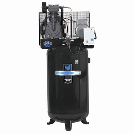 Industrial Air 5 HP 80 Gal 175 Max PSI Two-Stage Stationary Electric (230 Volt) Reciprocating Air Compressor with Starter N/A