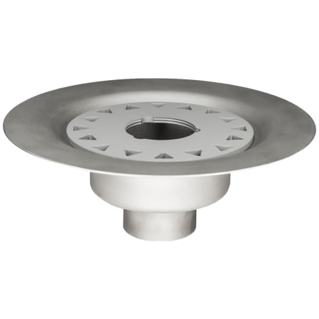 Infinity Drain Bonded Flange Stainless Steel Drain with 2" Throat and 2" No Hub Outlet N/A