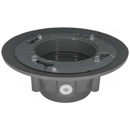 Infinity Drain Clamp Down PVC Drain with 4" Throat and 3" Outlet N/A