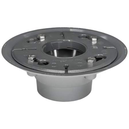 Infinity Drain Clamp Down PVC Drain with 2" Throat and 2" Outlet N/A