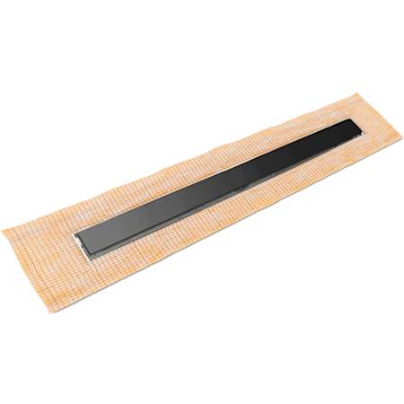Infinity Drain 42" FCSSG 65 Linear Drain Kit with 2 1/2" Solid Grate Gunmetal