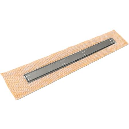 Infinity Drain 24" FCS Series Complete Kit with Tile Insert Frame Gunmetal