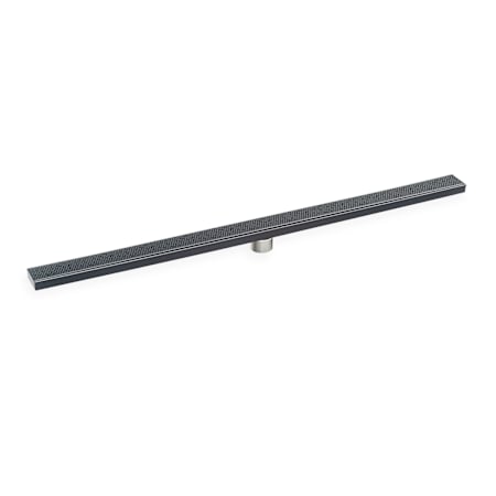 Infinity Drain 60" FXGR 65 Linear Drain Kit with Adhesion Style Grate Gunmetal
