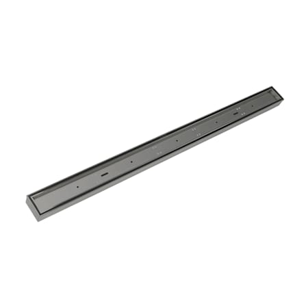 Infinity Drain 42" FX Series Complete Kit with Tile Insert Frame Gunmetal