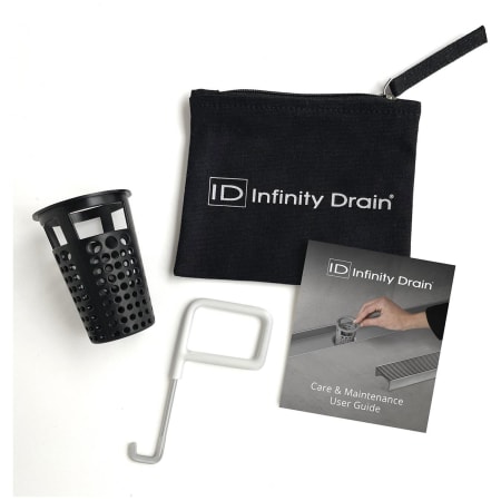Infinity Drain Hair Maintenance Kit – Includes Maintenance Guide, AKEY Lift-Out Key, and HB 65 Hair Basket Black