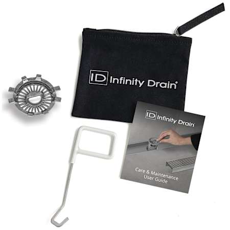Infinity Drain Hair Maintenance Kit – Includes Maintenance Guide and AKEY Lift-Out Key N/A
