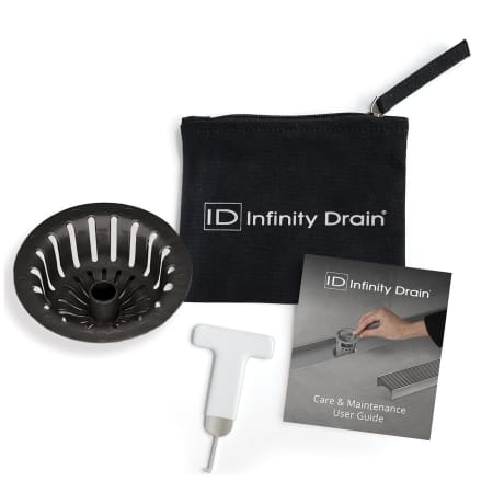 Infinity Drain Hair Maintenance Kit – Includes Maintenance Guide, WKEY Lift-Out Key, and HS 4 Hair Strainer Black