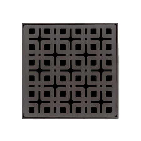 Infinity Drain Link 4" Drain Grate Only for Select Infinity Drain Center Drains Oil Rubbed Bronze