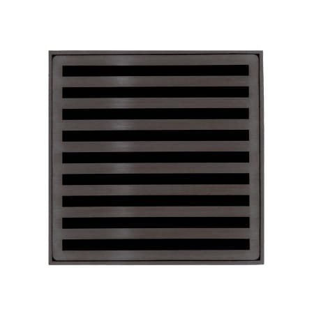 Infinity Drain Lines 4" Drain Grate Only for Select Infinity Drain Center Drains Oil Rubbed Bronze