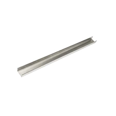 Infinity Drain 48" Stainless Steel Open Ended Channel for Select Infinity Drain Site Sizeable Linear Drains Satin Stainless
