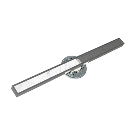 Infinity Drain 60" S-Stainless Steel Series High Flow Complete Kit with Tile Insert Frame with ABS Drain Gunmetal