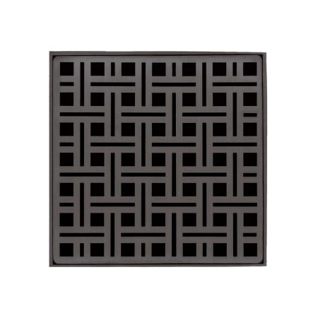 Infinity Drain Weave 5" Drain Grate Only for Select Infinity Drain Center Drains Oil Rubbed Bronze