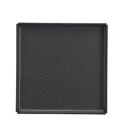 Infinity Drain 4 x 4 Inch LT4 Drain Top Plate Matte Black