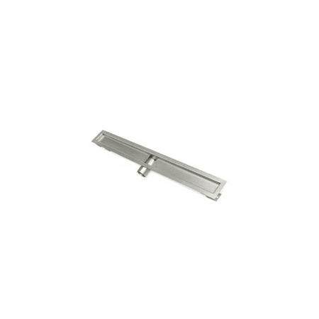 Infinity Drain 44-1/8" x 4-1/2" x 2-5/8" Fixed Flange Channel Satin Stainless