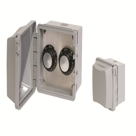 Infratech Dual Weatherproof Input Regulator - Surface Mount - 240V/15amp Grey