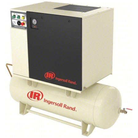 Ingersoll Rand 5 HP 80 Gal 125 Max PSI Stationary Electric (208 Volt 3 Phase) Standard Rotary Air Compressor N/A